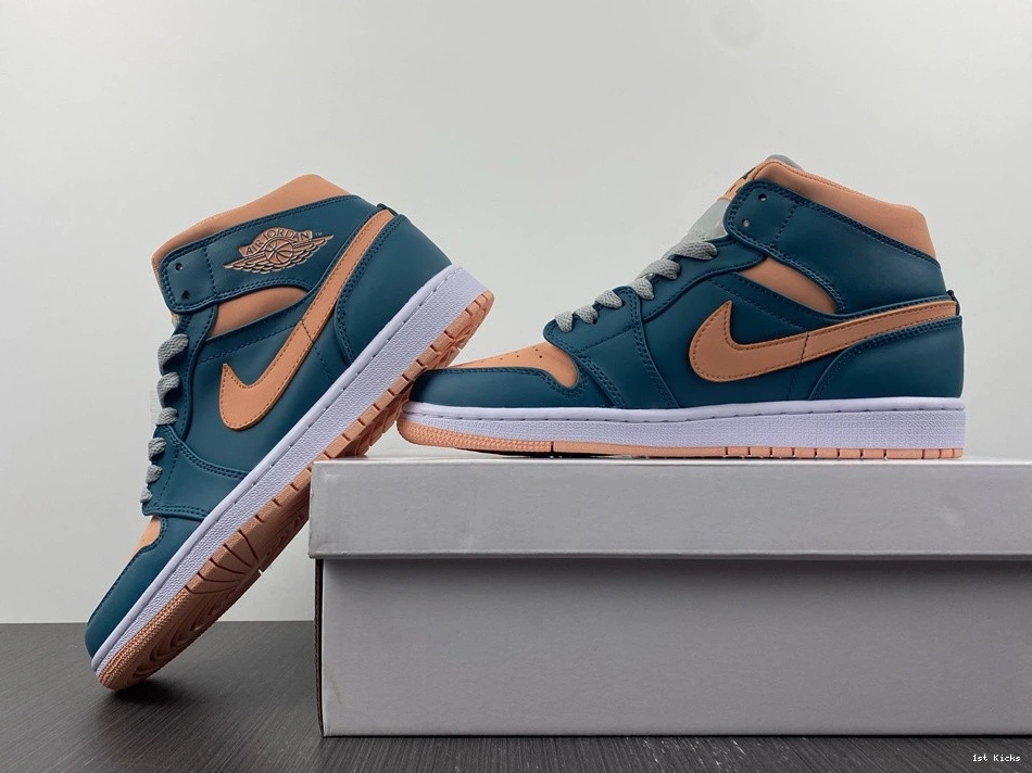 1 Jordan Green Mid - BQ6472-308 (W) Teal Dark 0429